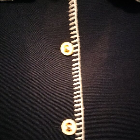 Karin Stevens navy jacket size 10 - Picture 2 of 6